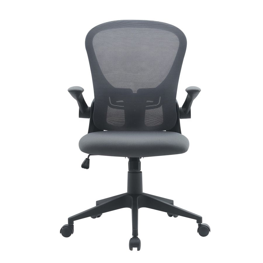 POLTRONA UFFICIO CON BRACCIOLI GRIGIA KEMPTON BIZZOTTO 61X58X109H CM