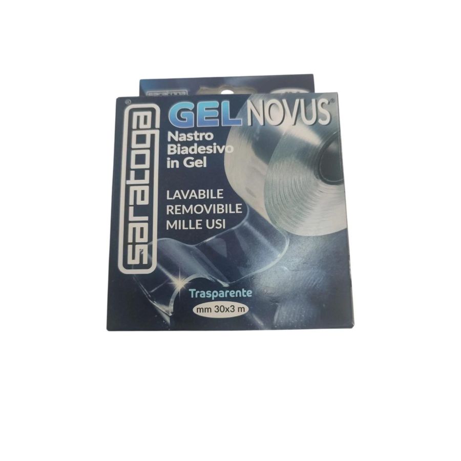 NASTRO BIADESIVO IN GEL GELNOVUS NANO TECNOLOGIA 30MMX3MT DI SARATOGA