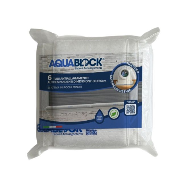 TUBI ANTIALLAGAMENTO AUTOESPANDENTI 150X25CM CONFEZIONE 6 PEZZI