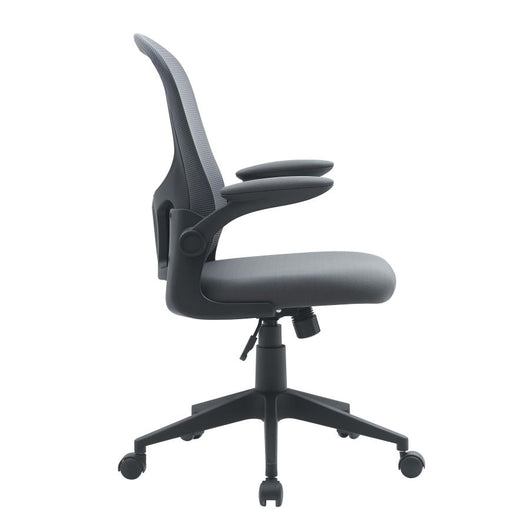 POLTRONA UFFICIO CON BRACCIOLI GRIGIA KEMPTON BIZZOTTO 61X58X109H CM