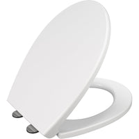 Aan  - sedile wc ovale con chiusura morbida, a sgancio rapido pe