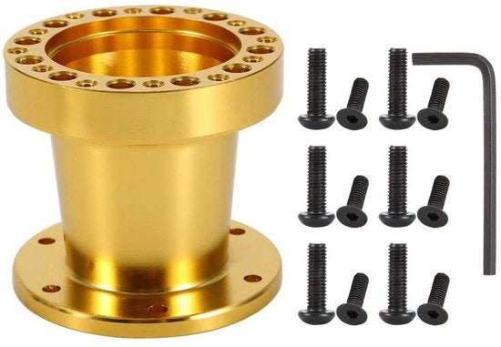Adattatore sterrante universale - Aluminio - 7,6 cm - Giallo oro - Accessori sterrante - Adatto per auto - 2 colori