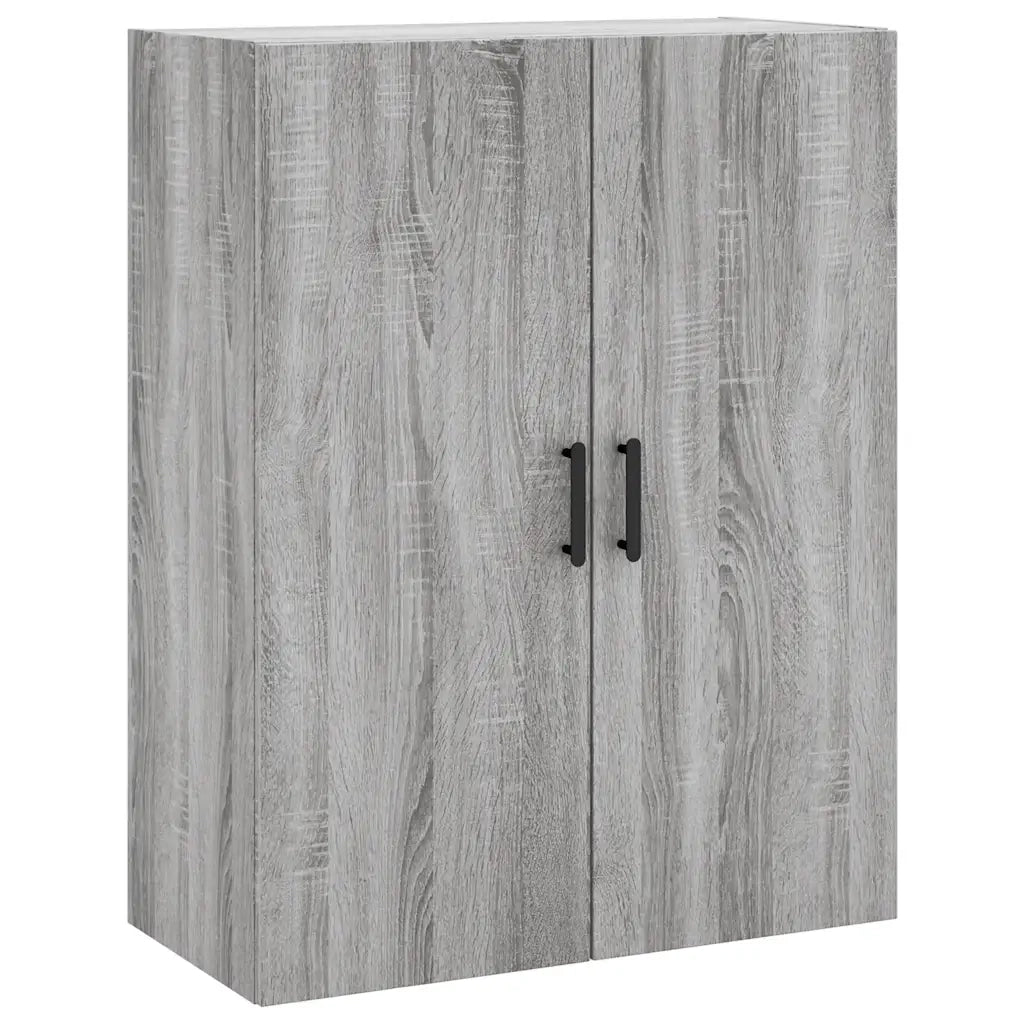 Credenza Grigio Sonoma 69,5x34x180 cm in Legno Multistrato 3195689