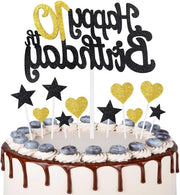 Decorazioni per torta personalizzate con stelle e cuori per compleanni di bambini