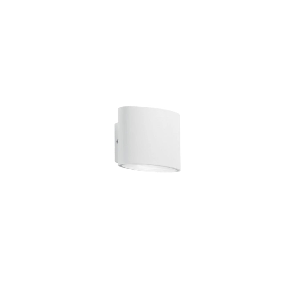 APPLIQUE BIEMISSIONE LED BOXTER BIANCA 8W 960LM CCT 3000K / 4000K IP44 12,9X8,5X10CM