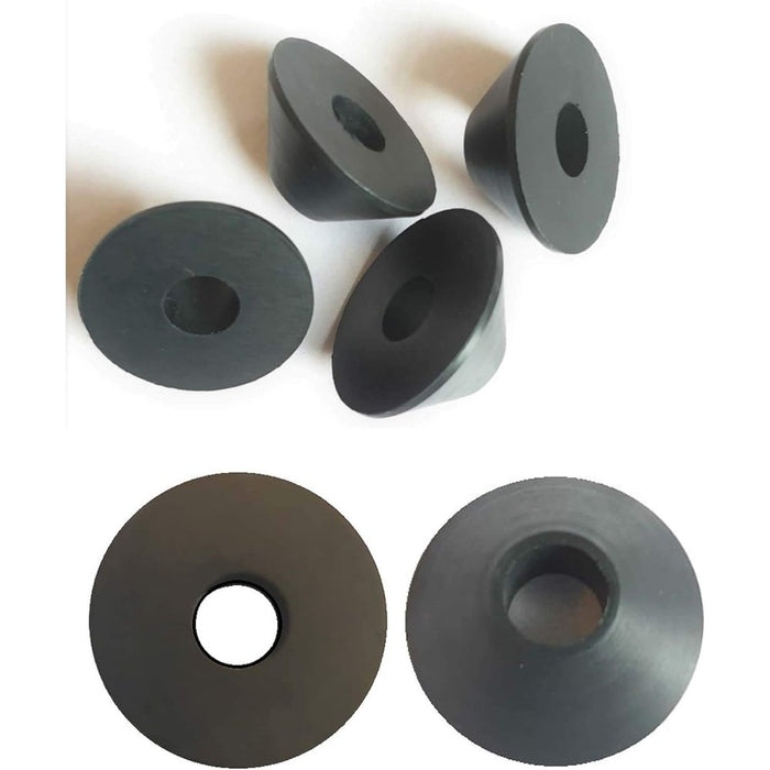 Aan  4 dispositivi in gomma antiscivolo per sedile wc con cernie