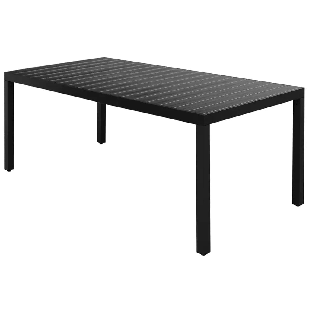 Set da Pranzo da Giardino 9 pz in Rattan PVC Nerocod mxl 69939