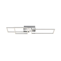 Applique Moderna Frames Metallo Cromo Led Integrato 42W 3000K