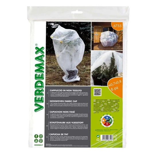 Cappuccio in TNT Bianco 17 g/m² – Busta 3 Pezzi – Misura 1,5 x 1,8 m