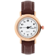 Orologio Donna Design semplice - Display digitale - Cinturino in pelle - Adattabile - Comodo - Orologio da polso preciso - Orologio da donna