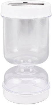 Contenitore per Insalata - Coperchio Aromaterapico - Contenitore per Cibo - Deposito per Verdure e Frutta - Separatore di Liquidi - Facile da Pulire