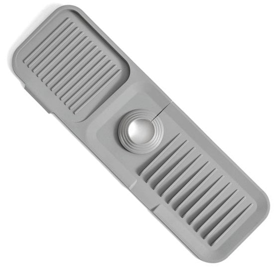 Mat di protezione per rubinetto in silicone, sottile, matto flexibile per cucina e bagno, protezione da spruzzi e mat di scarico per vasca, antiscivolo, resistente al calore, facile da pulire