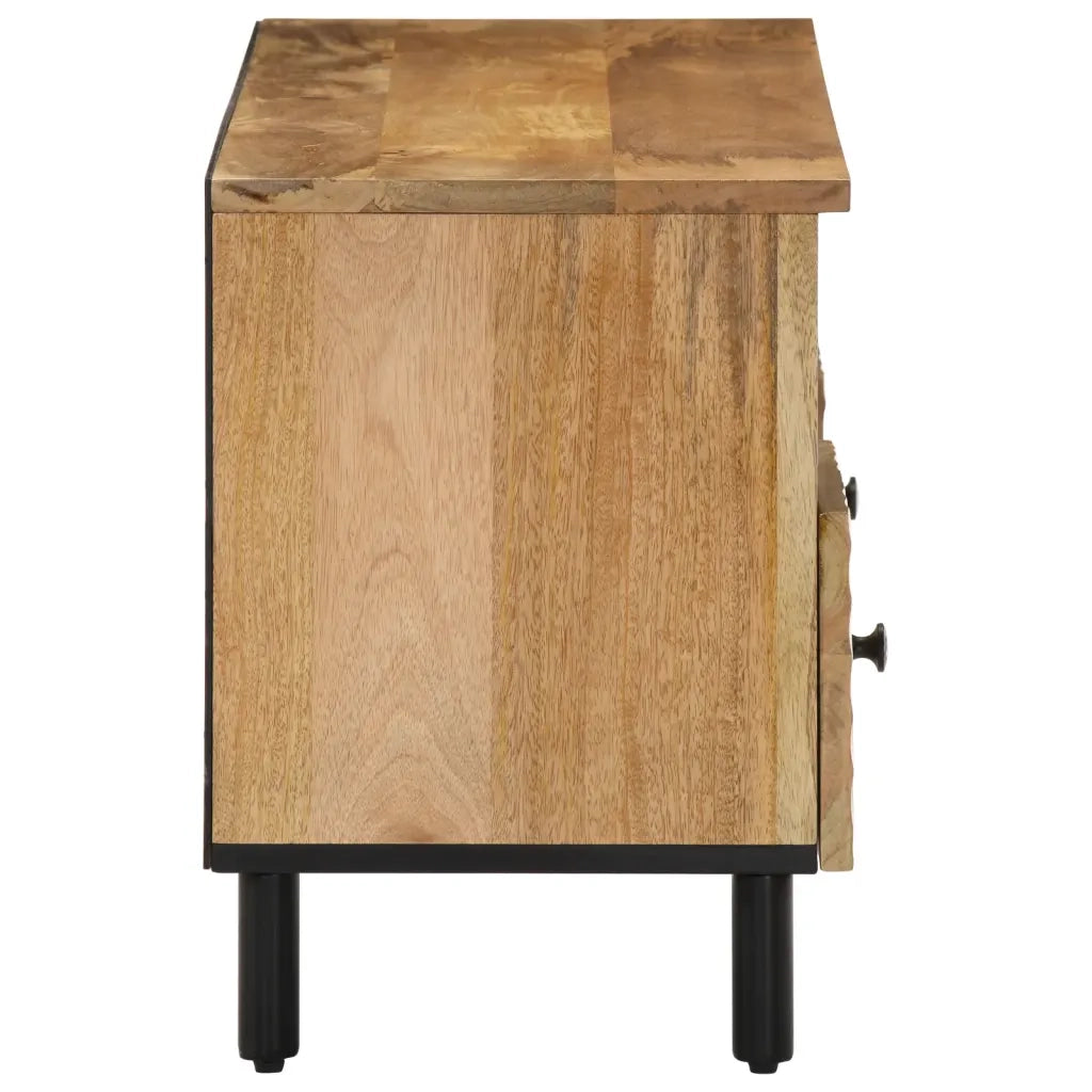 Mobile Porta TV 100x33x46 cm in Legno Massello di Mango 356909