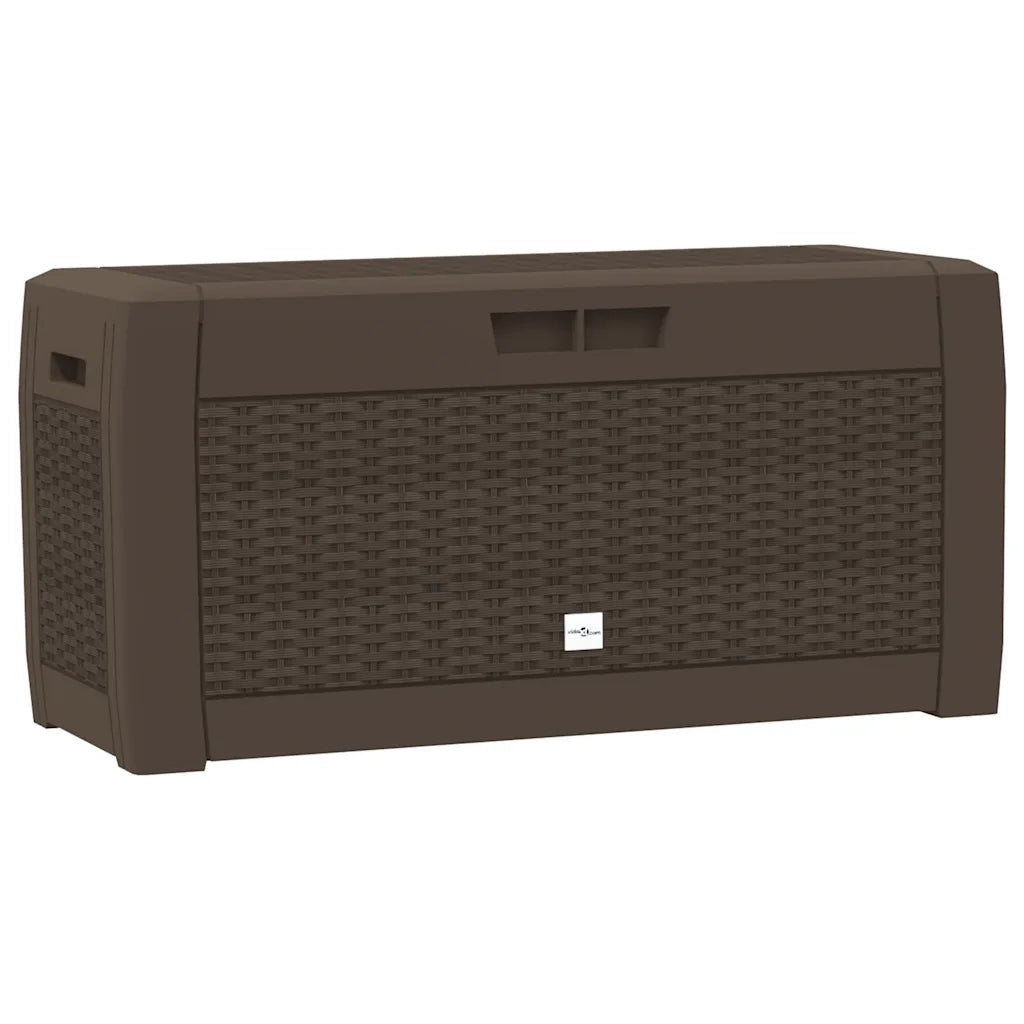 Baule da Giardino Marrone 119x48x60 cm in Polipropilene CFW1601336