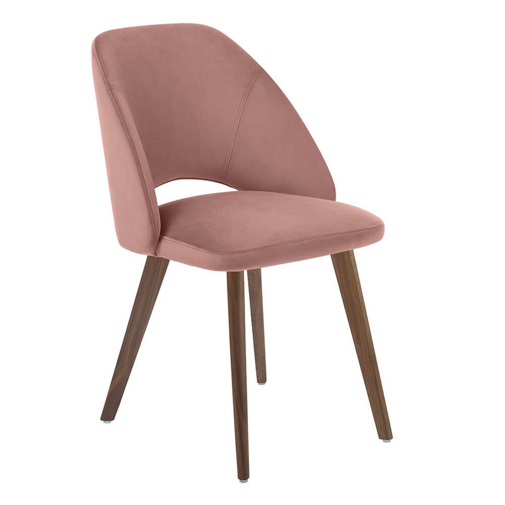 Set di 2 sedie in tessuto idrorepellente moderne - RYNEL Colore: Rosa