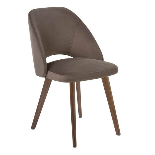 Set di 2 sedie in tessuto idrorepellente moderne - RYNEL Colore: Taupe