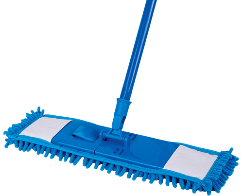 Scopa domestica microfibra c/manico