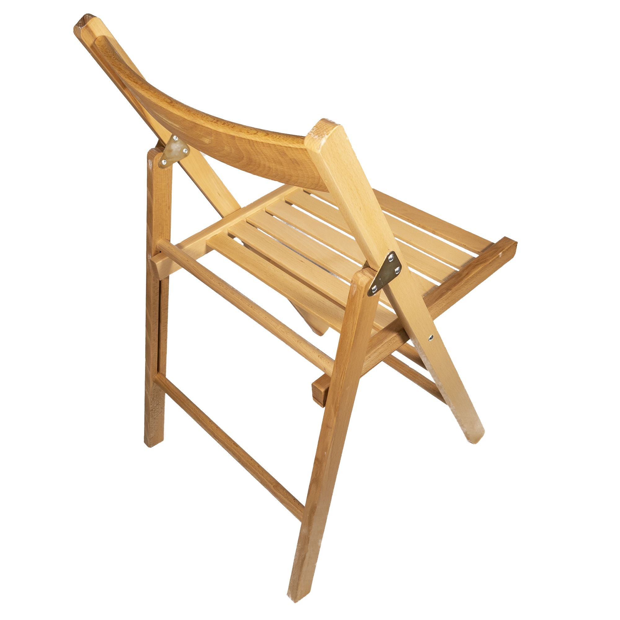 set 4 sedie pieghevoli naturali