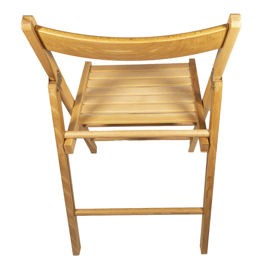 set 4 sedie pieghevoli naturali