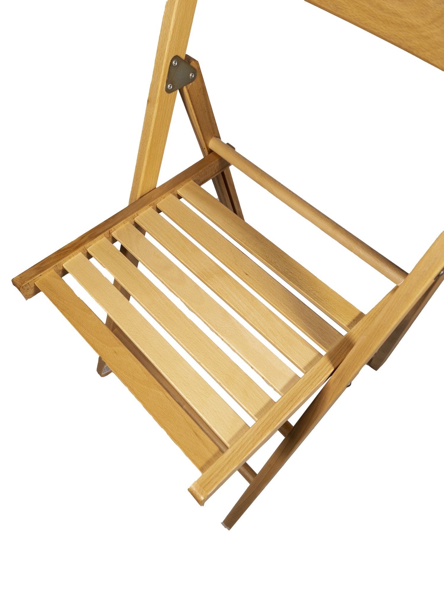 set 4 sedie pieghevoli naturali