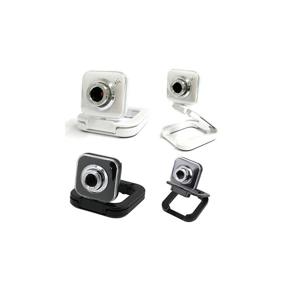 Trade Shop - Mini Webcam Per Pc Usb 2.0 Ad Alta Definizione Girevole 360° 20000k -