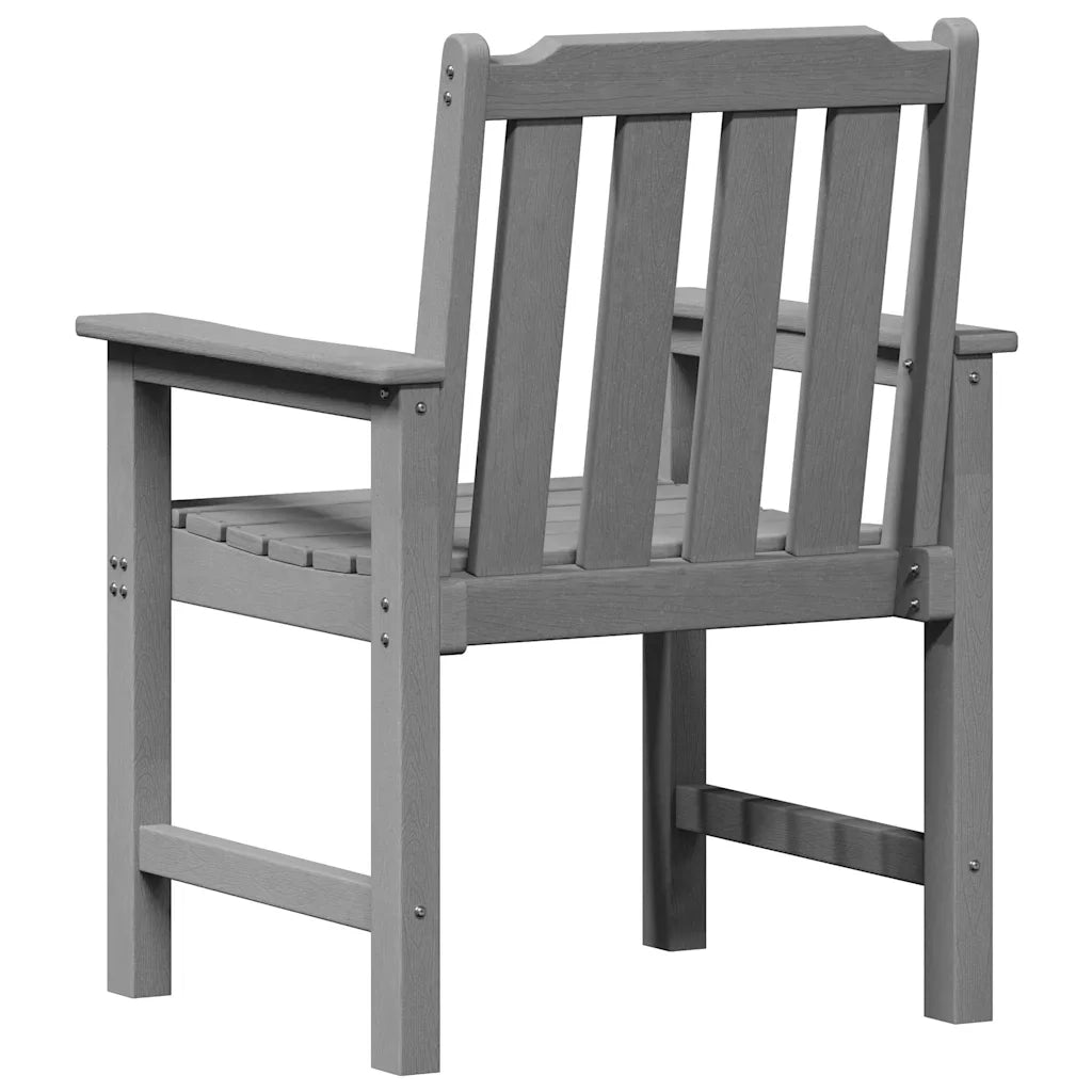 Sedia da pranzo da giardino 2 pz | Sedie da Esterno Grigio chiaro HDPE