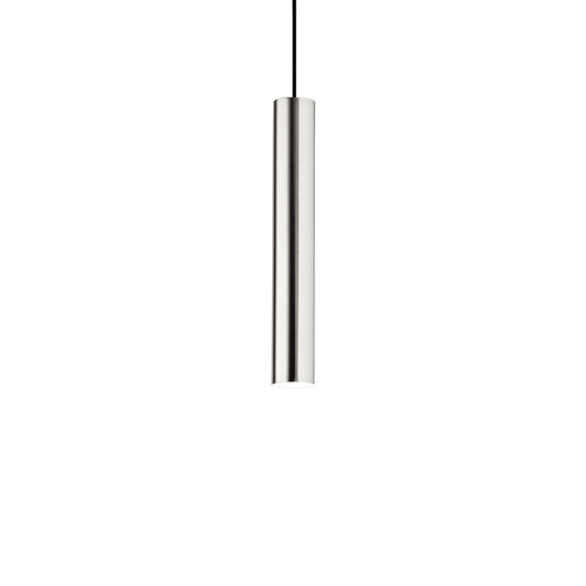 Lampada A Sospensione Moderna Look Metallo Cromo 1 Luce Gu10 28W 3000K Ip20