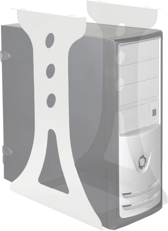 Supporto PC Adattabile 150-230 mm - Braccio di Sostegno per Computer - Sotto Scrivania - Capacità di Carico fino a 30 kg - Carichi Elevati - Ventilazione Optimalizzata - Braccio di Sostegno per Computer