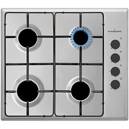 Schaub Lorenz SSPC640XL Piano Cottura a Gas 4 Fuochi INOX