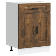 Pensile da cucina | Base da Cucina Kalmar Rovere Fumo in Legno Multistrato