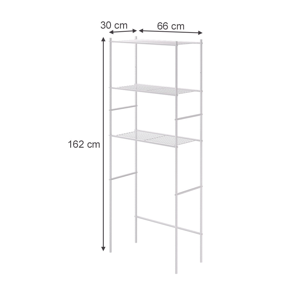 Vicco Mensola per lavatrice Bianco 66 x 162 cm