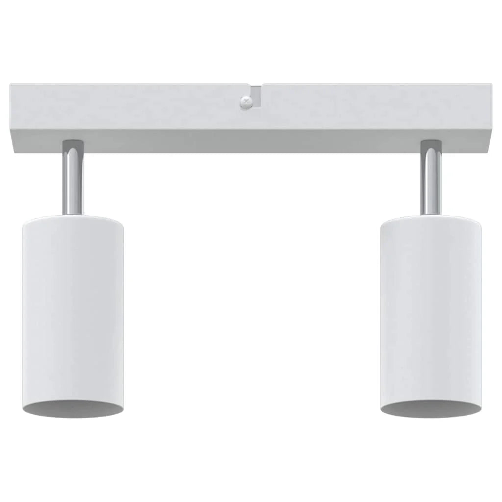 Faretto da soffitto moderno orientabile 26 x 5,5 x 16,5 cm in metallo bianco 02_0058303