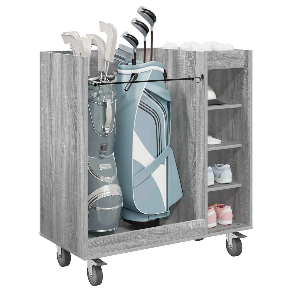 Armadio per Golf con ruota Grigio Sonoma 90 x 45 x 98 cm CFW2444499