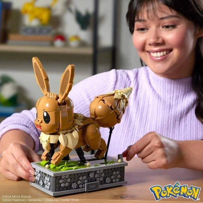 MEGA-Pokémon-Eevee in scatola Motion-Building 1.381 pezzi HTH71