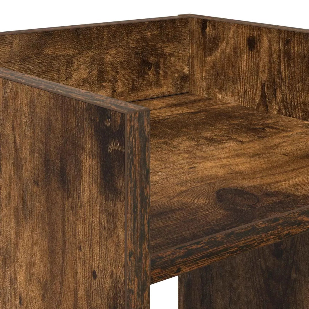 Supporto per piante 2 pcs Quercia Affumicata 30 x 30 x 60 cm 899603