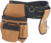 Raccoglitore di attrezzi 12 tasche - Tasca rimovibile - Regolabile in altezza 88-110 cm - Supporto martello - Rilascio rapido - Spazio di stoccaggio ampio