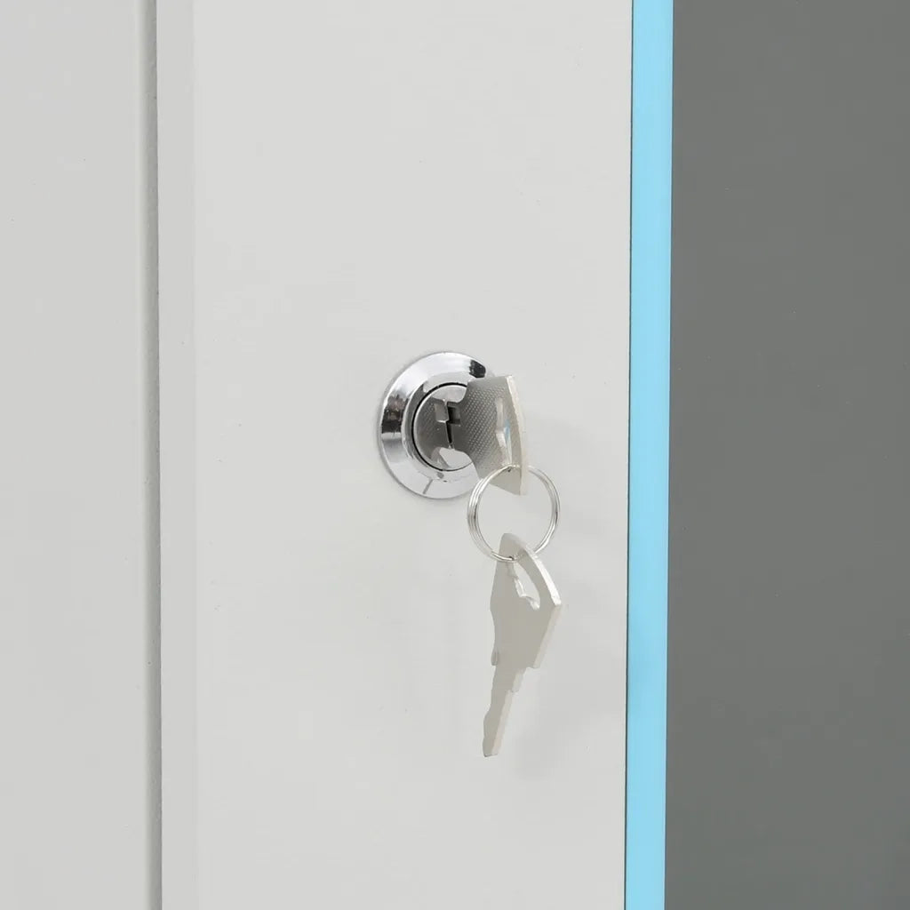 vidaXL Armadietto di Rete a Parete 4U da 19" IP20 53x40x21 cm