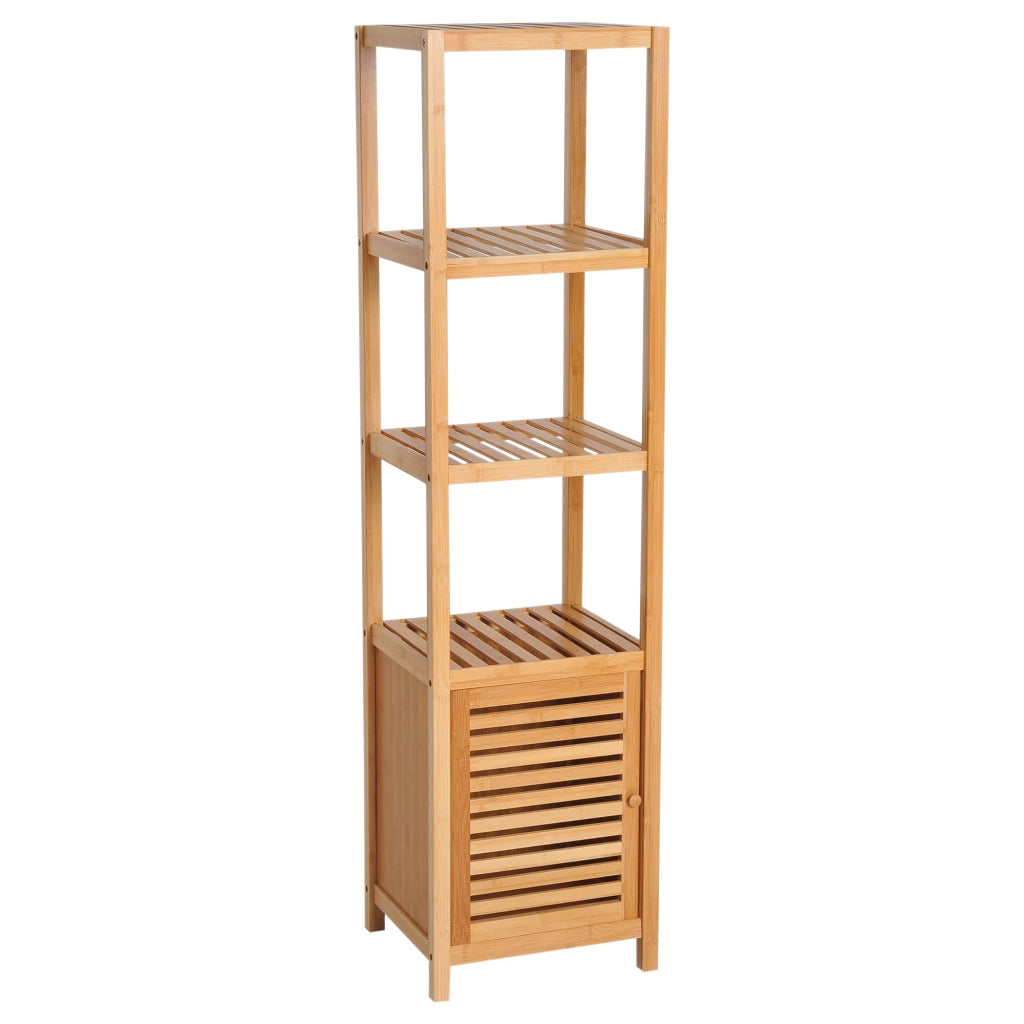 ARMADIO BAGNO 36x33x140 cm Bambù Naturale