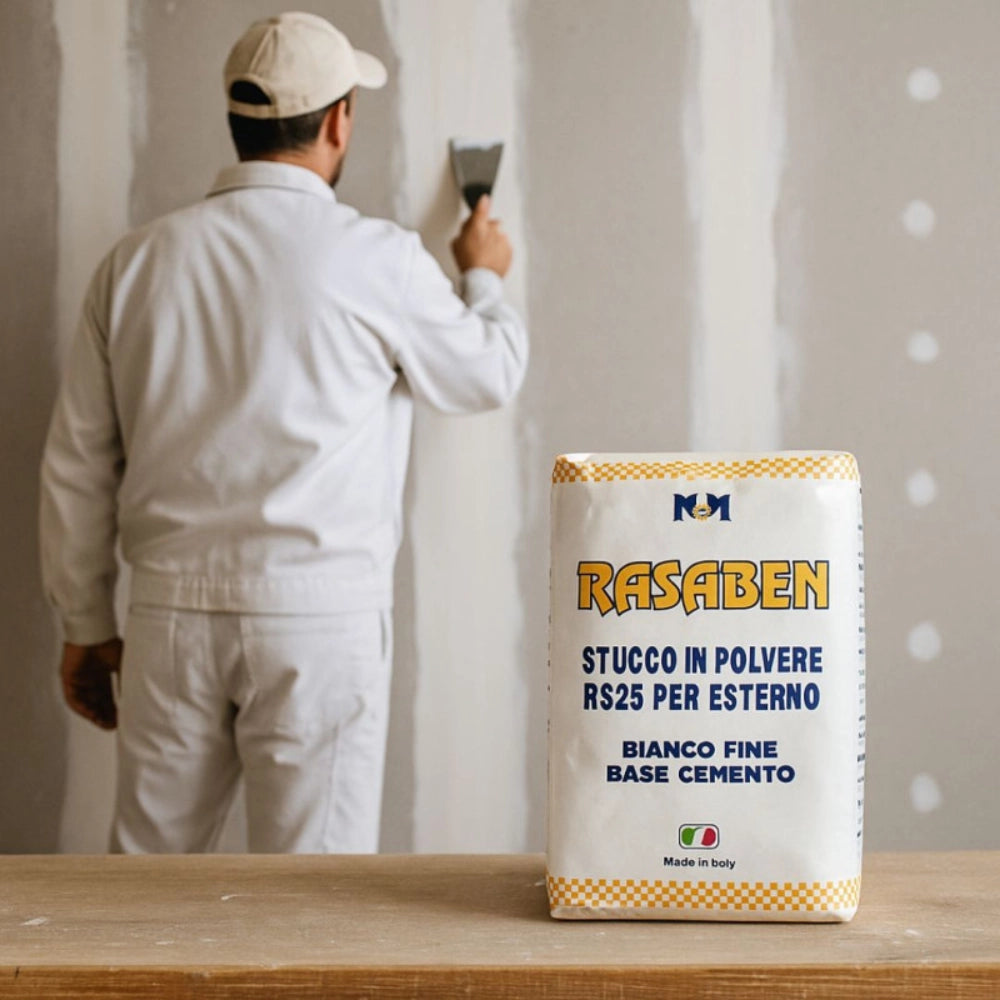 Durifiller stucco francese in polvere per esterni di alta qualità *** formato 5 kg, confezione 1
