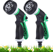 Due Stuks Spazzole per Giardino con 8 Funzioni per Irrigazione e Lavaggio Automatico