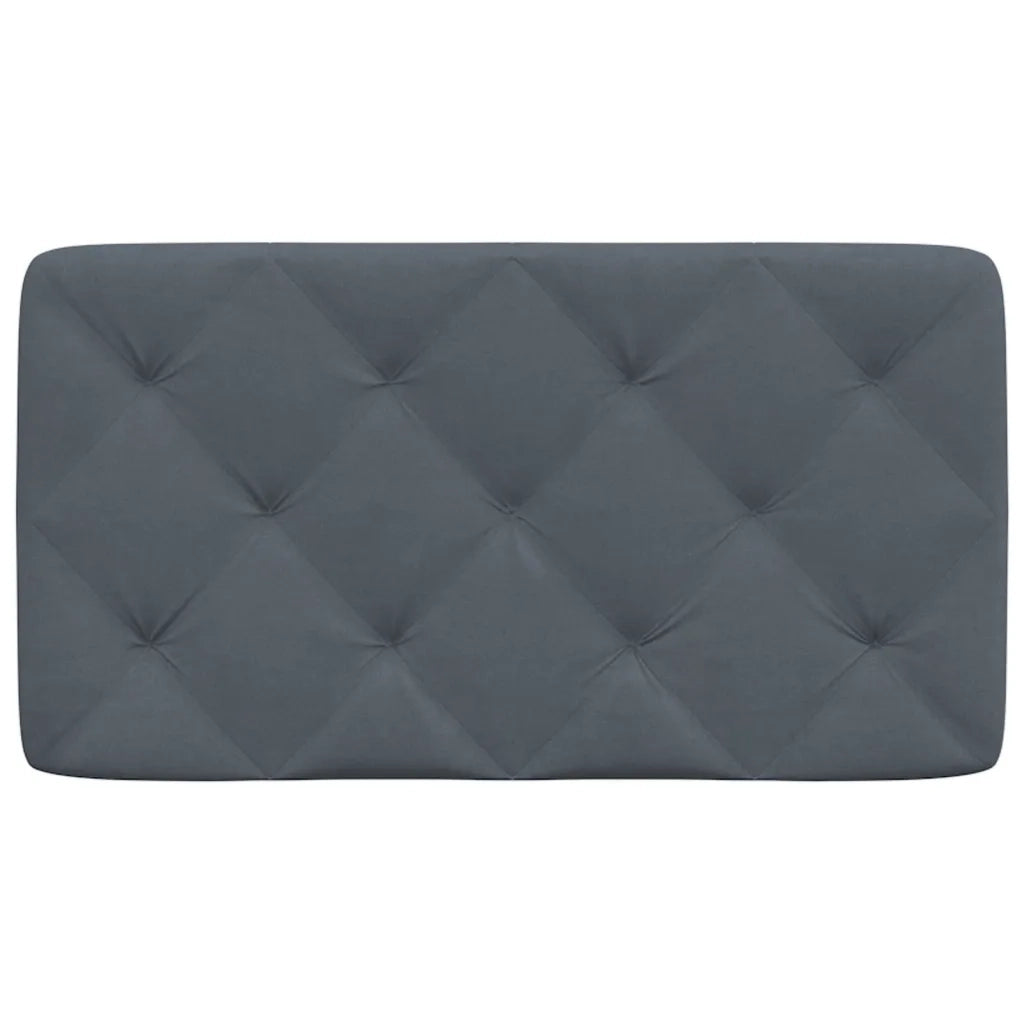 Cuscino Testiera Grigio Scuro 80 cm in Velluto CFW4935117