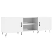 Mobile TV multimediale scaffale TV credenza mobile TV sala da pranzo soggiorno camera da letto 150 x 30 x 50 cm legno ingegnerizzato bianco 02_0025993