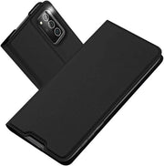 Portafoglio in Pelle con Protezione TPU per Samsung Galaxy Note 20 in Nero - Caso di Alta Qualità con Protezione Completa del Corpo