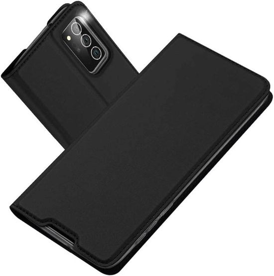 Portafoglio in Pelle con Protezione TPU per Samsung Galaxy Note 20 in Nero - Caso di Alta Qualità con Protezione Completa del Corpo