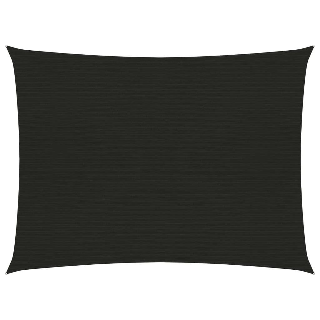 Vela ombreggiante 160 g/m² 2 x 3 m HDPE nero 02_0009188