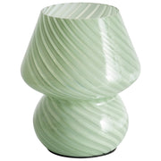 Lampada da tavolo da lettura in vetro verde stile moderno
