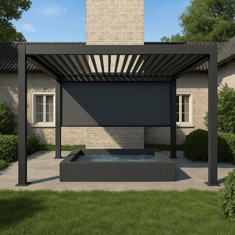 Tenda laterale 4M OmbrÃ©a S2 - Antracite