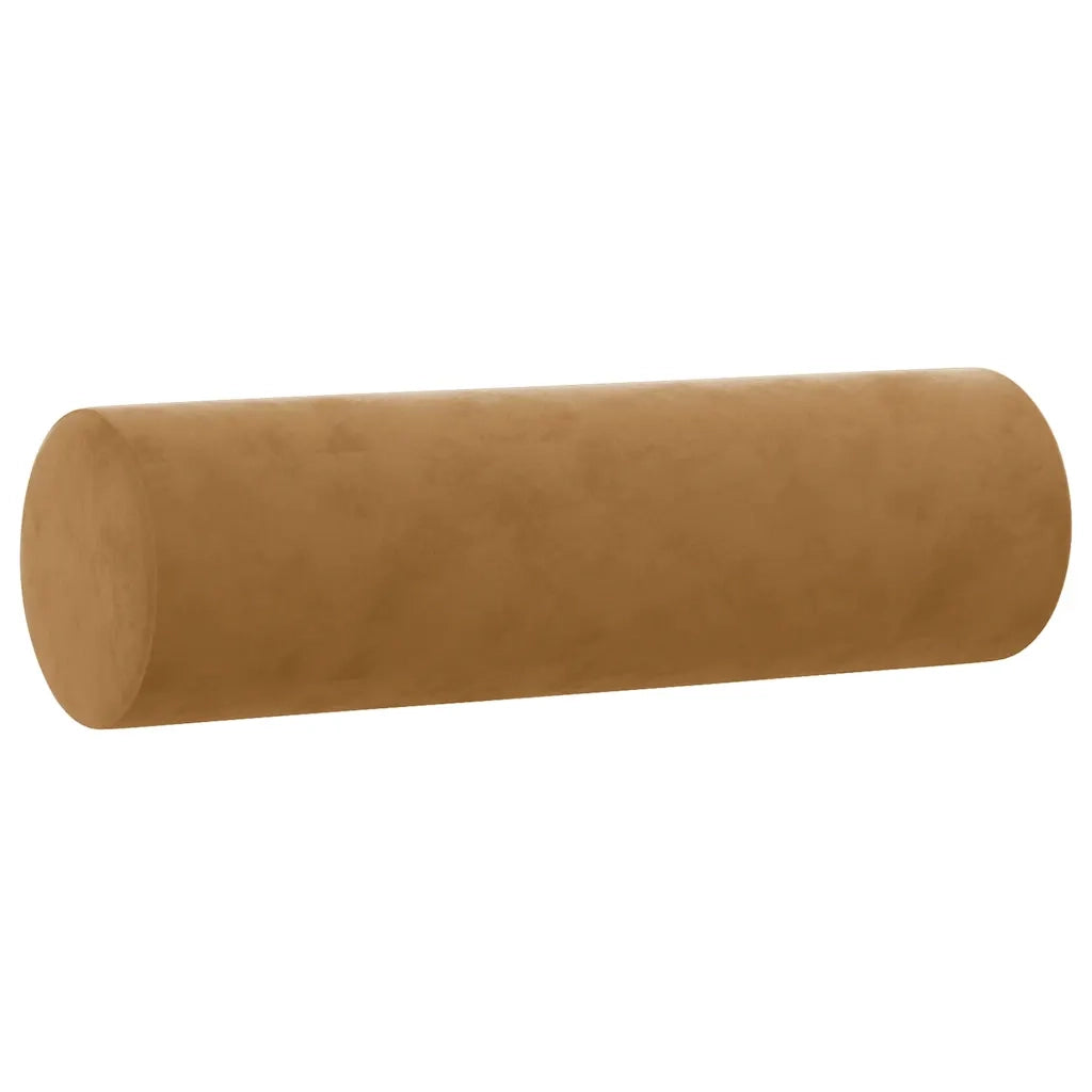 Divano a 2 Posti con Cuscini-Sofa 2 Posti con Cuscini Marrone 120 cm in Velluto 582749