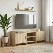 Mobile TV 130 x 33 x 47 cm Rovere Sonoma Legno ingegnerizzato 8011173