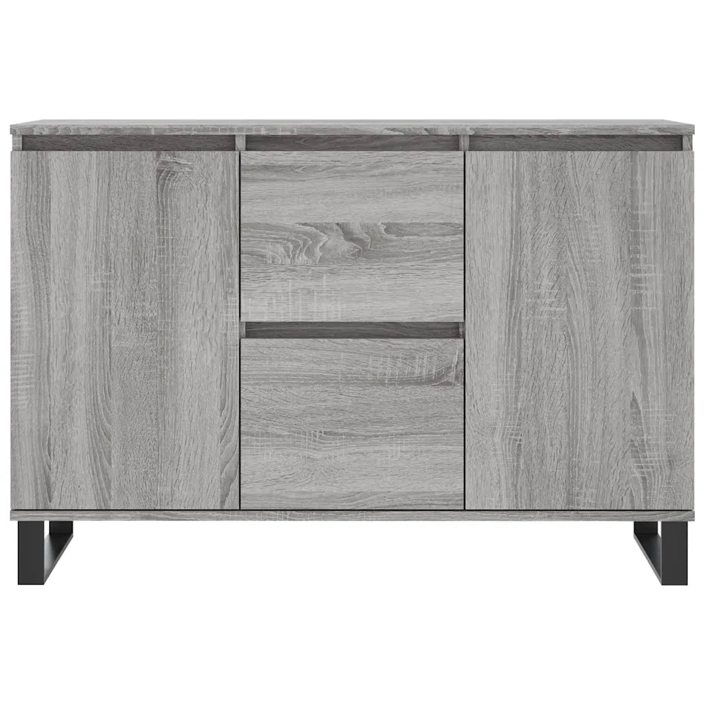 Credenza Grigio Sonoma 101,5x35x70 cm in Legno Multistrato 827218